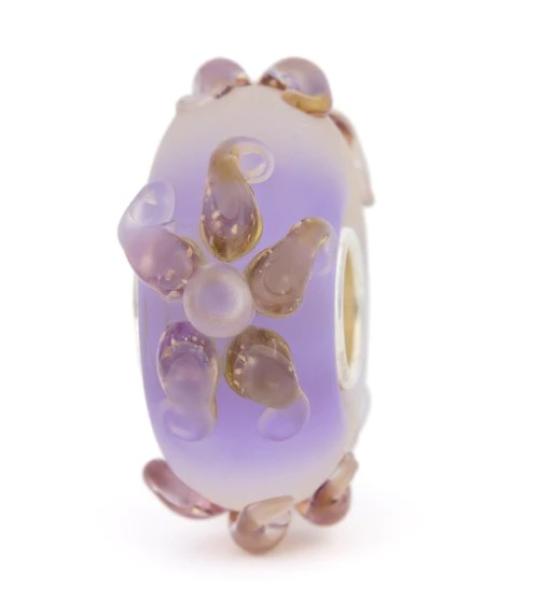 Lavender Edelweiss Frost - Elfbeads Glass
